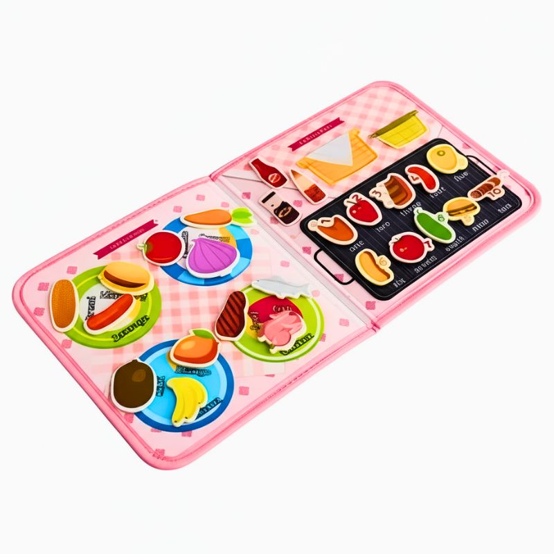 Maximus Montessori Busy Book – Daily Life, Farm & Cooking Activities for Toddlers