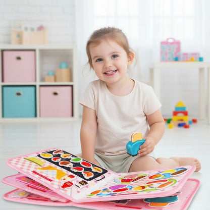 Maximus Montessori Busy Book – Daily Life, Farm & Cooking Activities for Toddlers