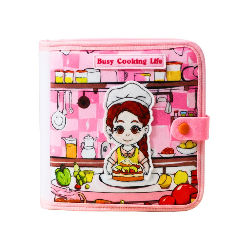 Maximus Montessori Busy Book – Daily Life, Farm & Cooking Activities for Toddlers