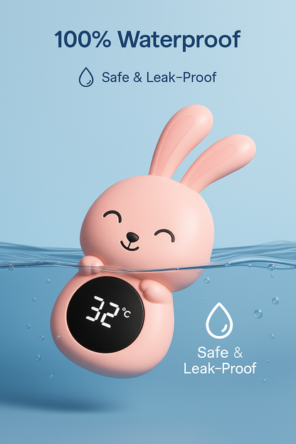 Baby Bath Toy & Thermometer – Floating Digital LED Bath Thermometer for Infants & Toddlers