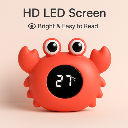 Baby Bath Toy & Thermometer – Floating Digital LED Bath Thermometer for Infants & Toddlers