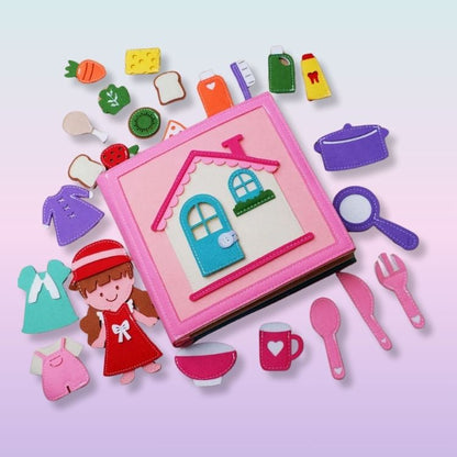 Maximus Montessori Busy Book – Daily Life, Farm & Cooking Activities for Toddlers