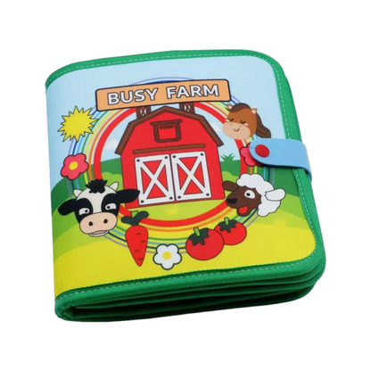 Maximus Montessori Busy Book – Daily Life, Farm & Cooking Activities for Toddlers