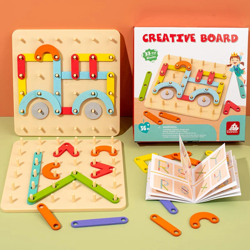 Creative Geometric Board Puzzle – Unlock Logic and Imagination