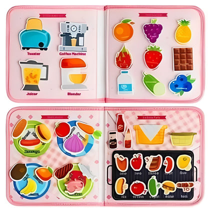 Maximus Montessori Busy Book – Daily Life, Farm & Cooking Activities for Toddlers